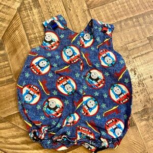 Handmade Thomas the Train Romper Bubble